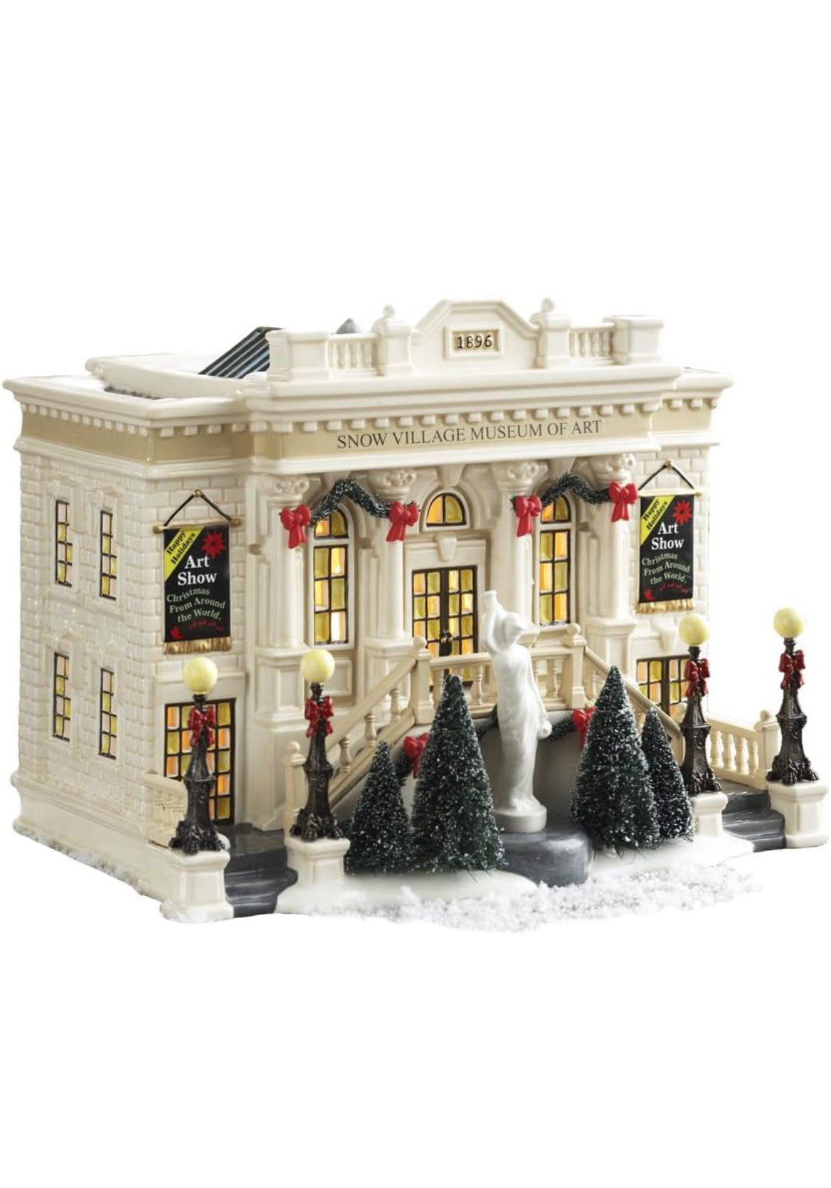 NEW - Department 56 Snow Village ~ MUSEUM OF ART sold 2007 Collectors' Surprise