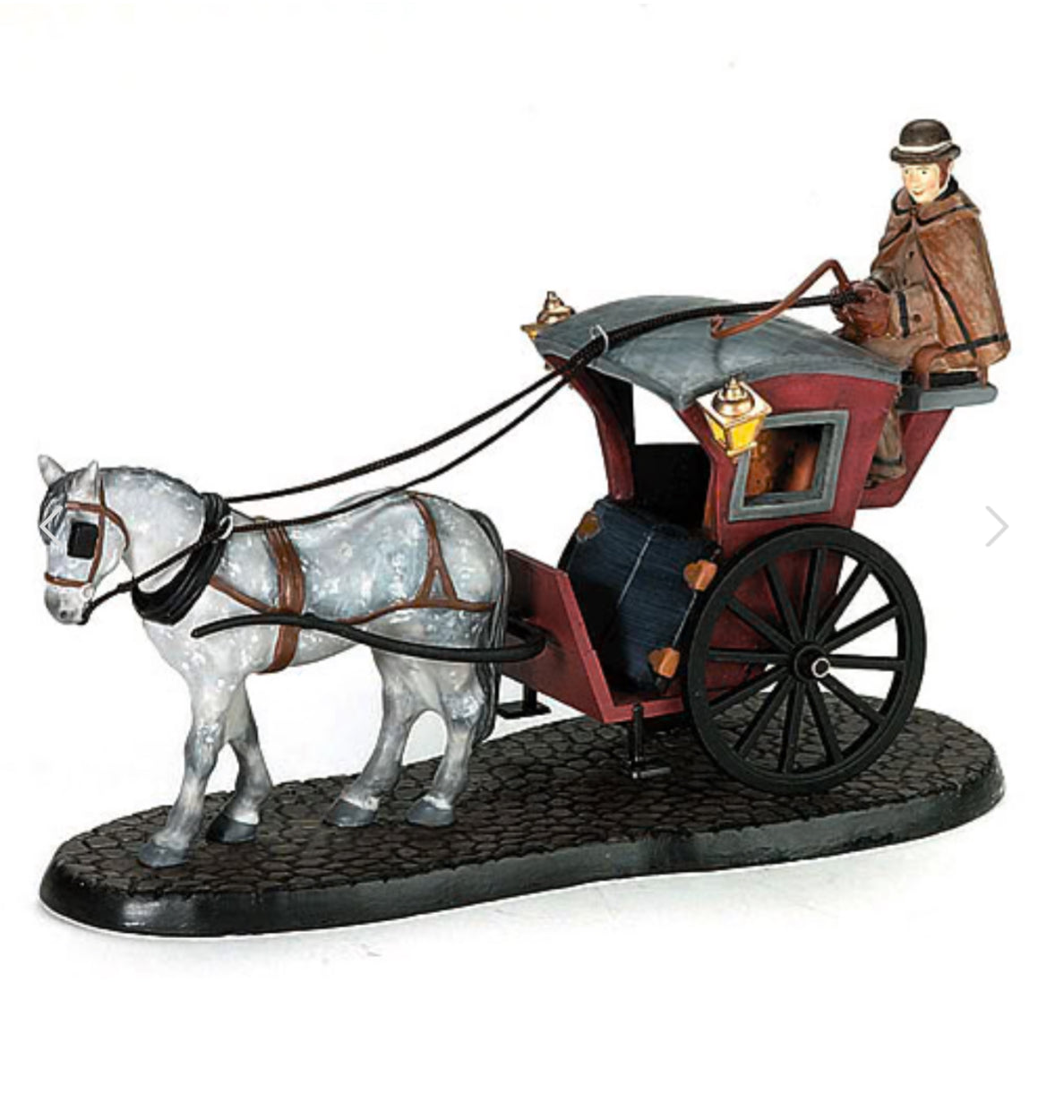 Dept 56: Sherlock cheapest Holmes- The Hansom Cab, Dickens Village Series, Department 56, Retired, Vintage Accessory