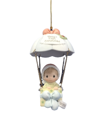 Precious Moments Baby's First Christmas 2023 Dated Boy Ornament