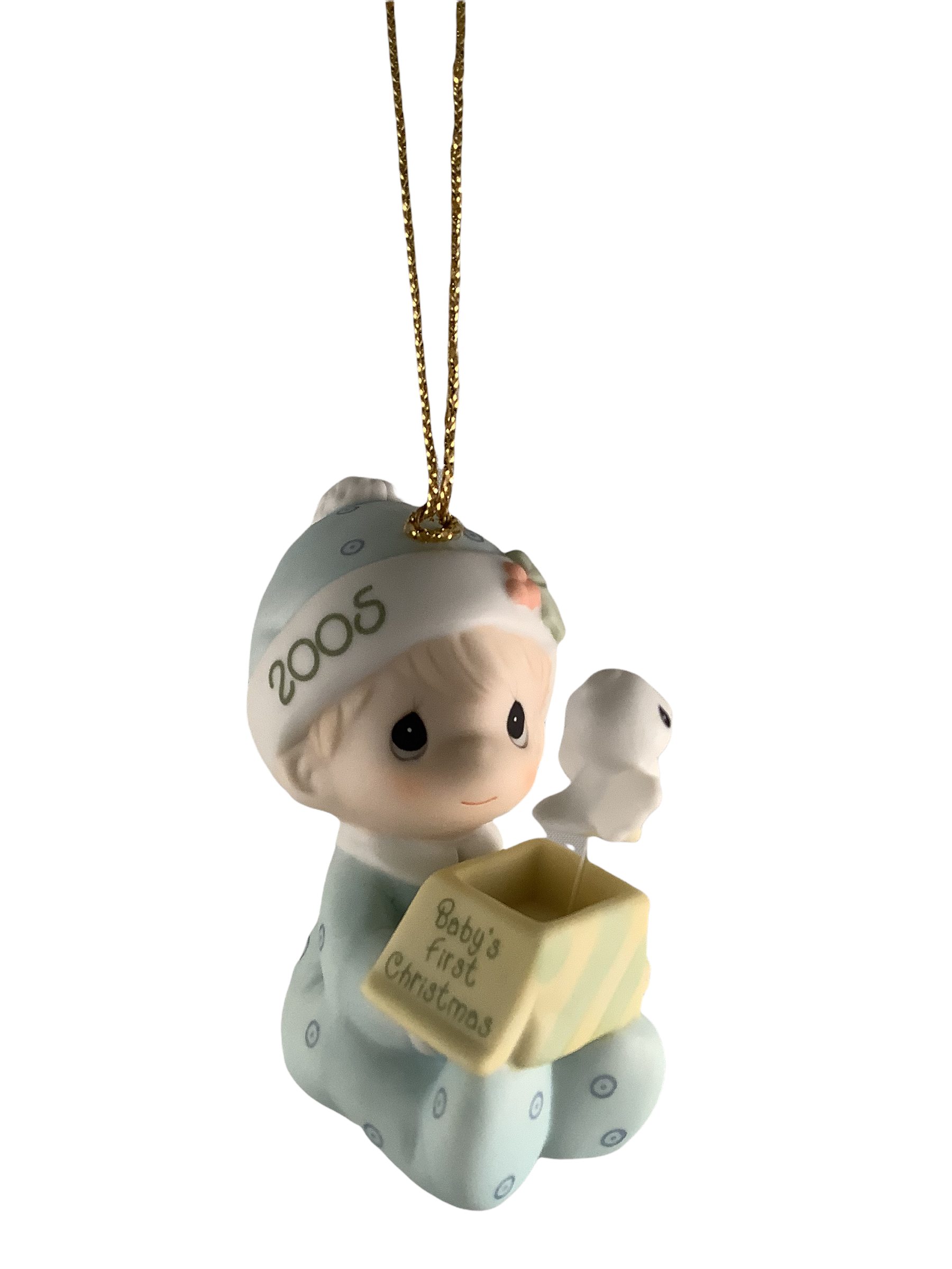 Precious Moments Baby's First Christmas 2023 Dated Boy Ornament