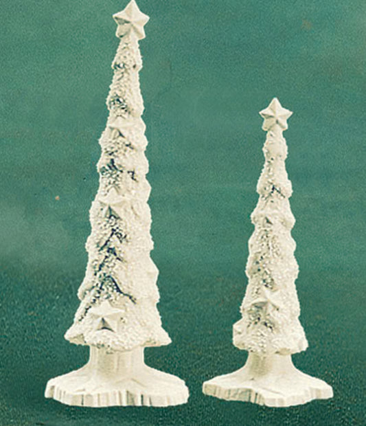 Snowbabies - Starry Pines  Set of 2