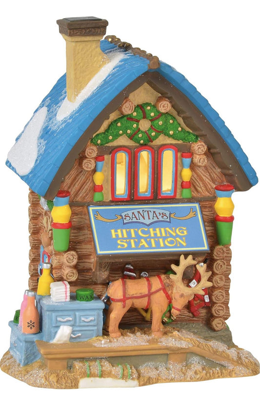 Department 56 - North Pole Village - Santa's Hitching Station