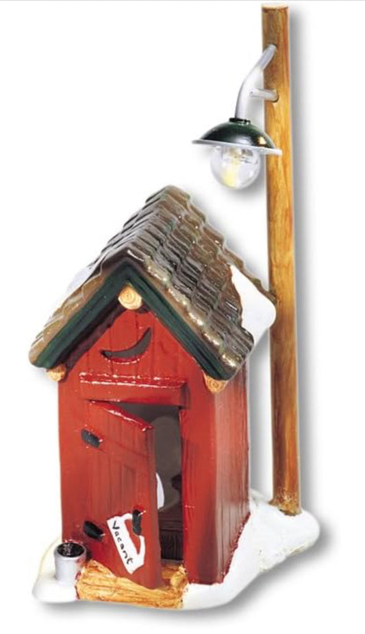 Department 56 -  Snow Village - Backwoods Outhouse