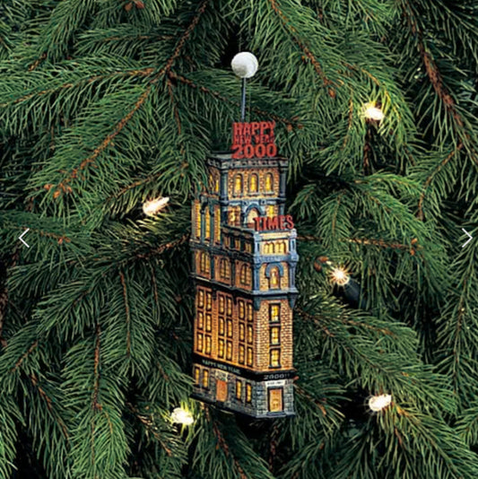 Department 56 - Heritage Village -The Times Tower Ornament