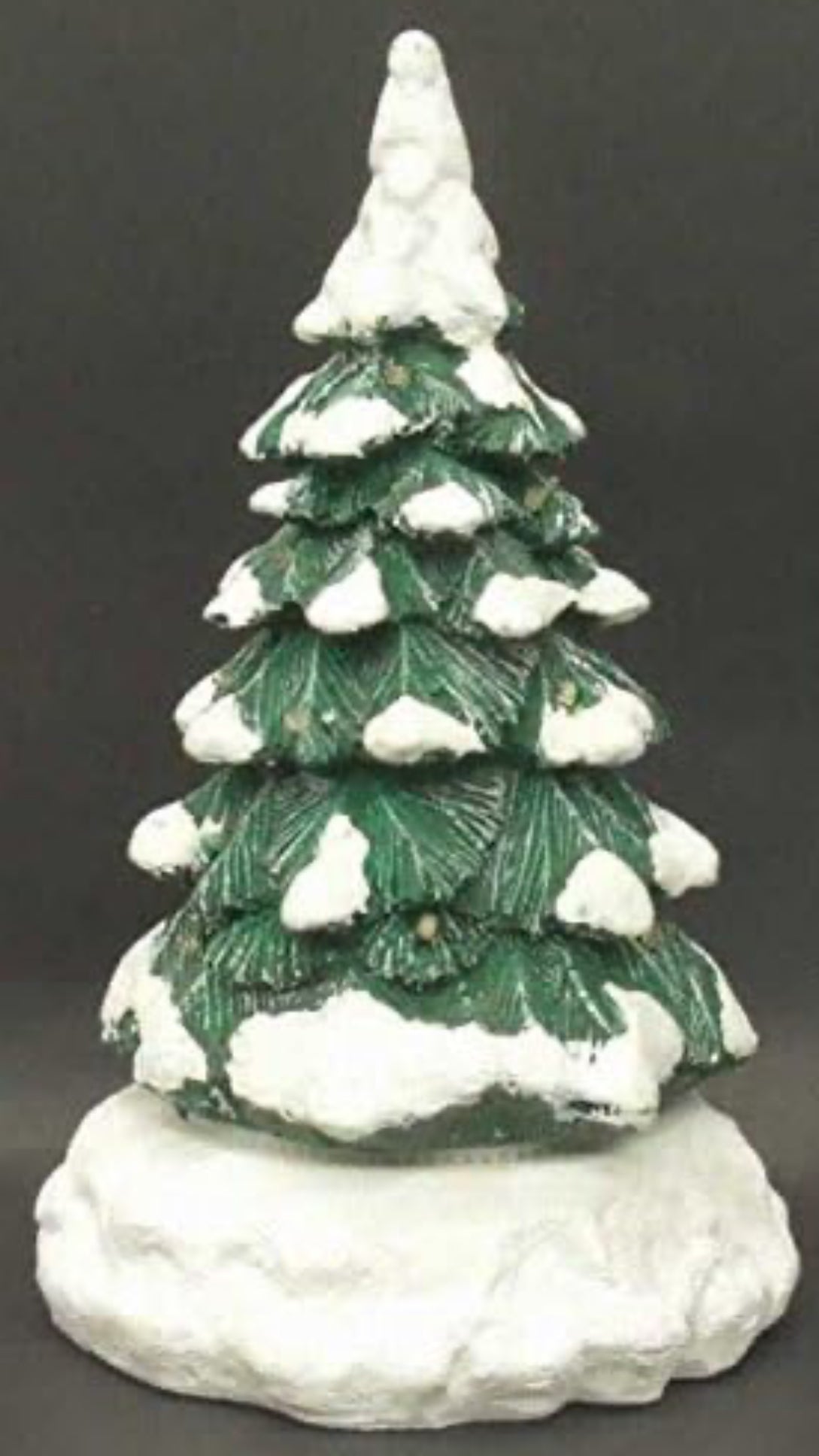 Department 56 - Village Accessories - Lighted Snow Capped Revolving Tree