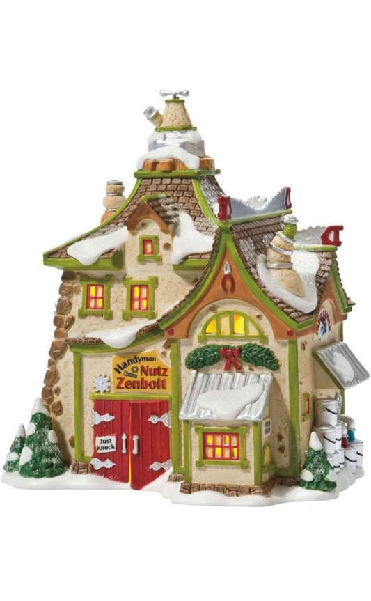 Department 56 - North Pole Village - Zenbolt's Handyman Shop