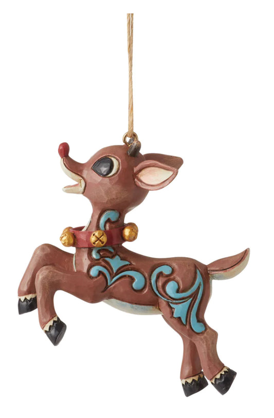 Jim Shore - Rudolph in Flight Ornament