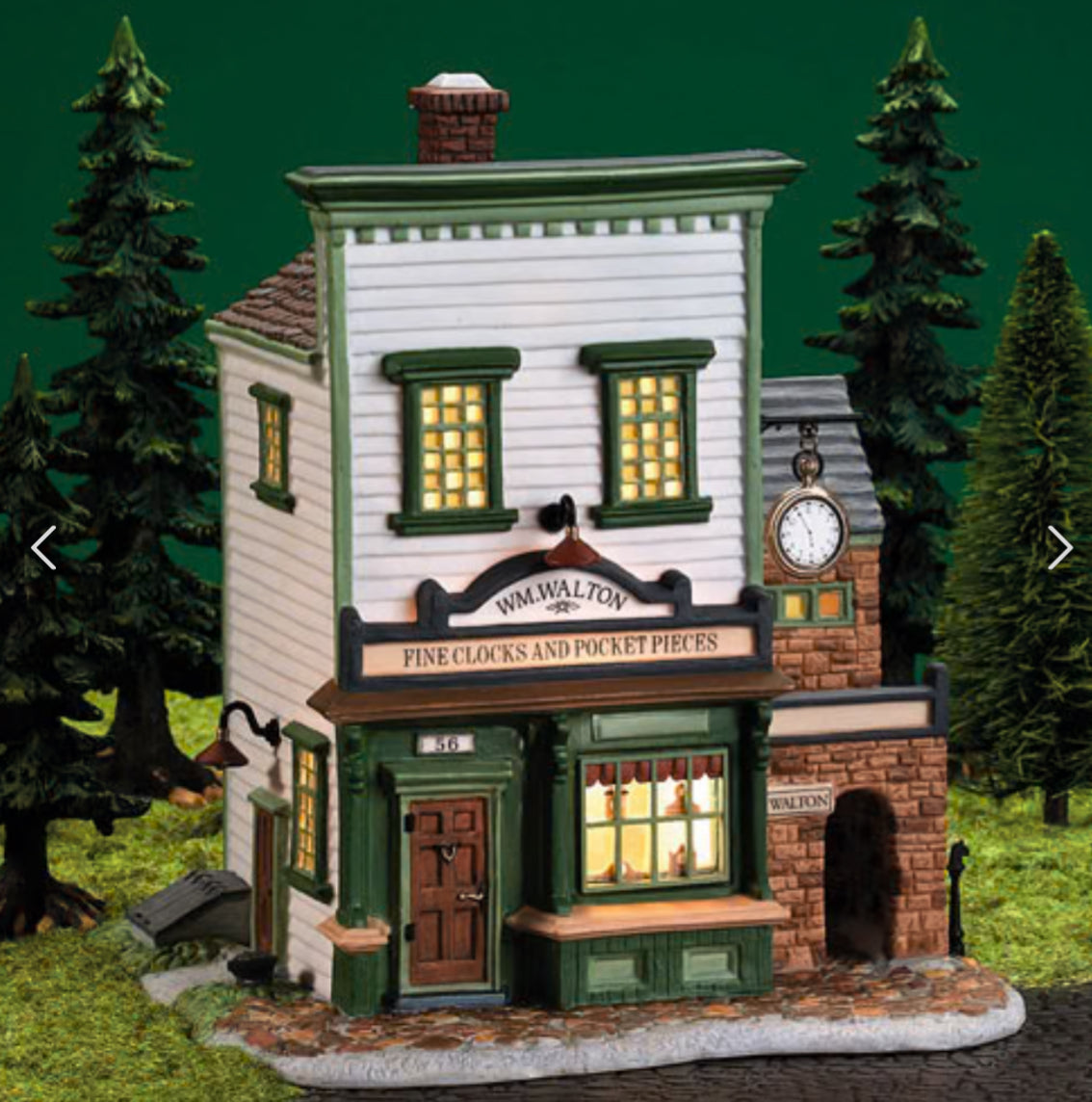 Department 56 - New England Village - Wm. Walton Fine Clocks & Pocket Pieces