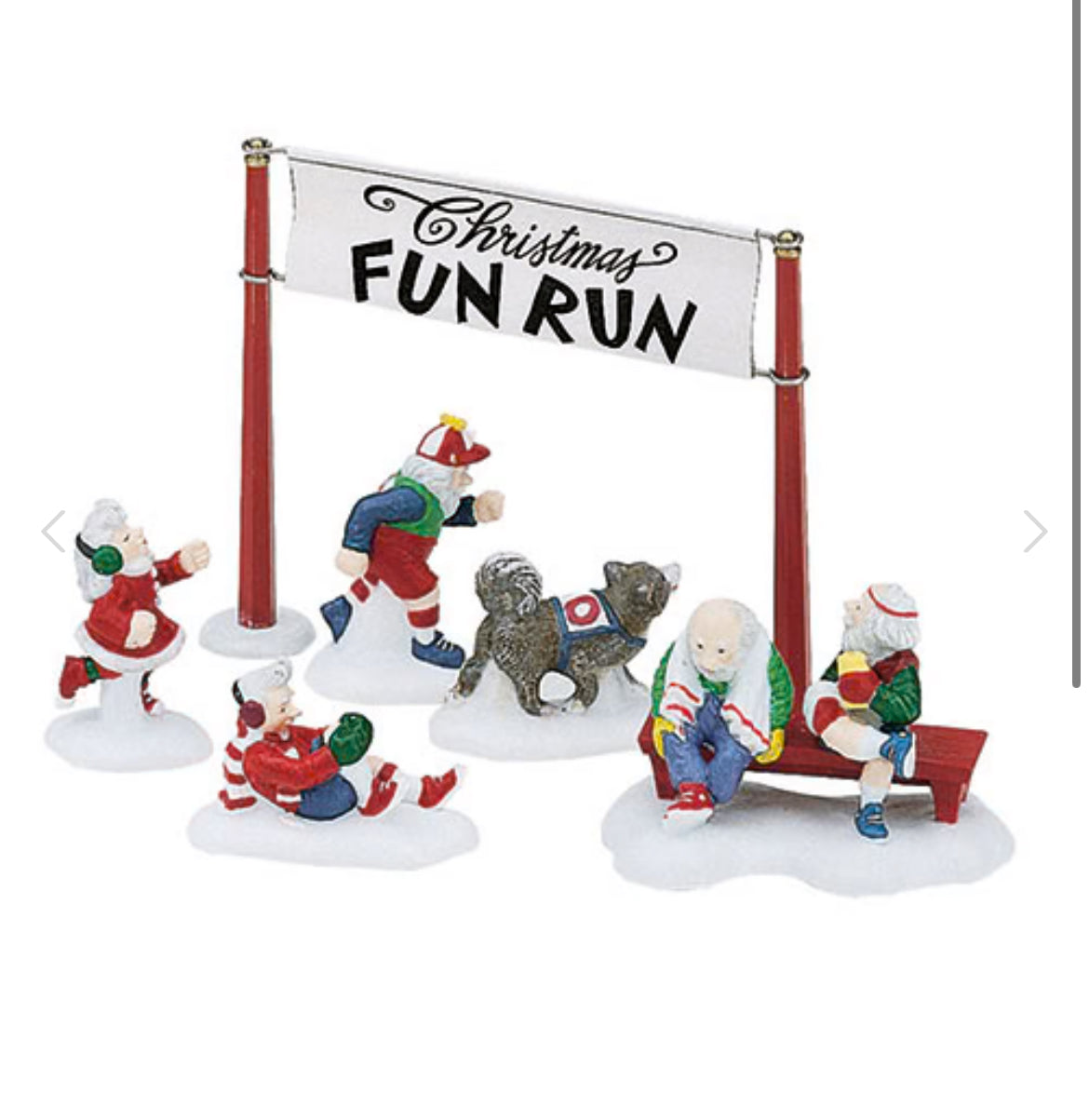 Department 56 - North Pole Village - Christmas Fun Run (Set of 6)