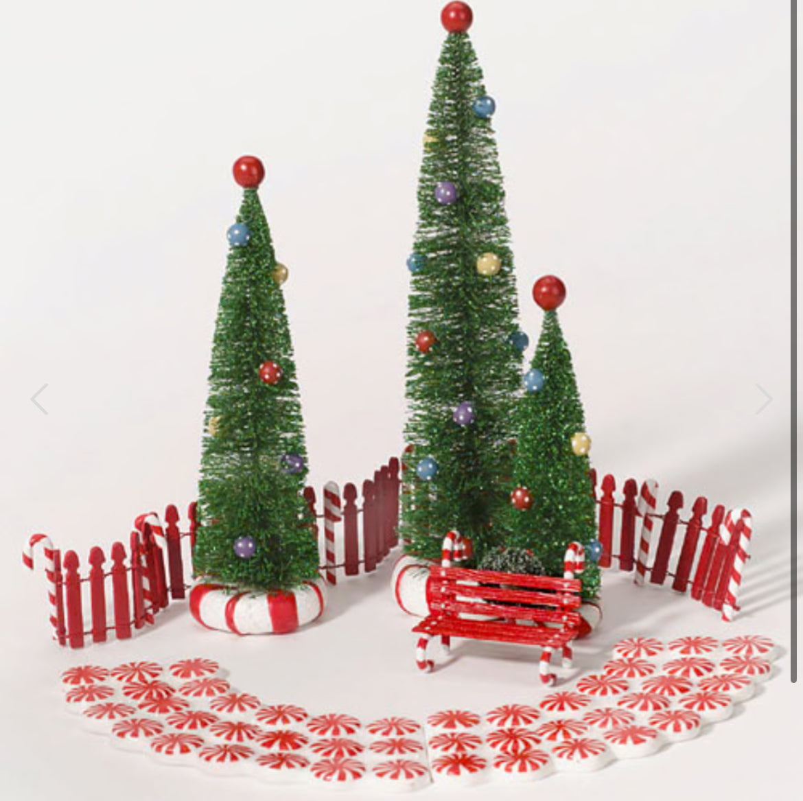 Department 56 - Village Accessories - Peppermint Landscape Set