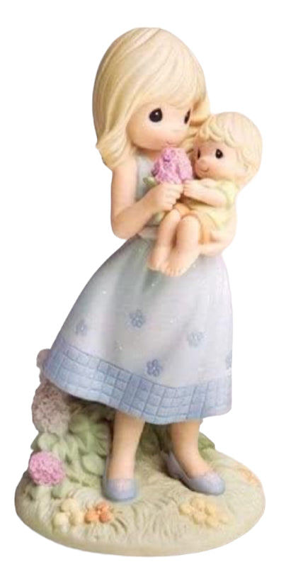 A Mother's Love Grows By Giving - Precious Moment Figurine