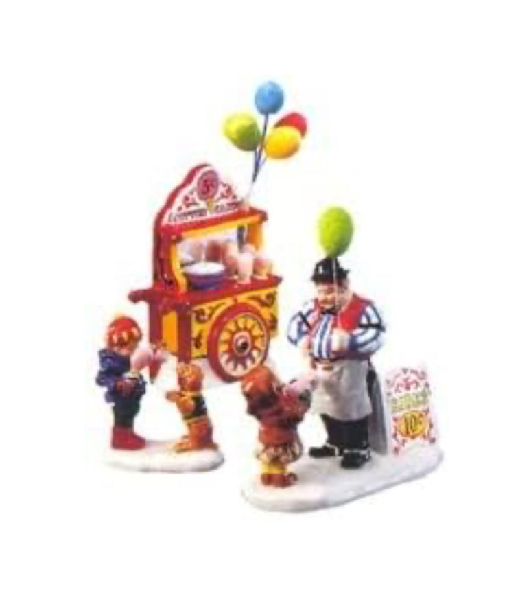 Department 56 -  Snow Village - Carnival Tickets And Cotton Candy