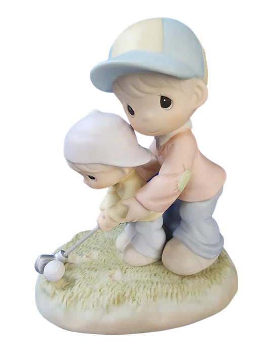 You Always Stand Behind Me - Precious Moment Figurine