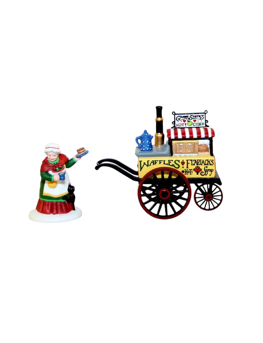 Department 56 - New England Village - Christmas Bazaar...Flap Jacks & Hot Cider