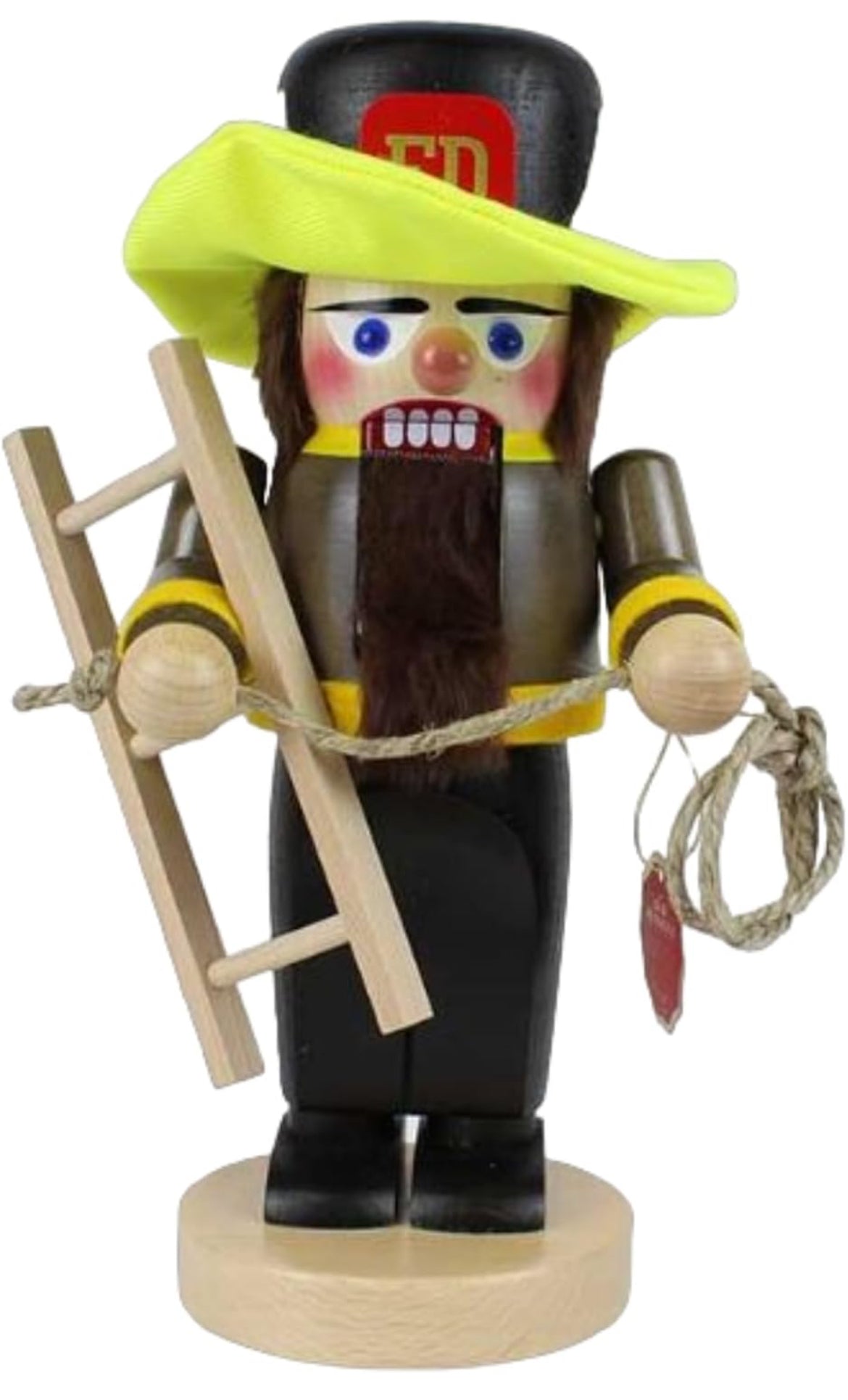 Steinbach - Chubby Nutcracker - Fireman with Ladder & Rope