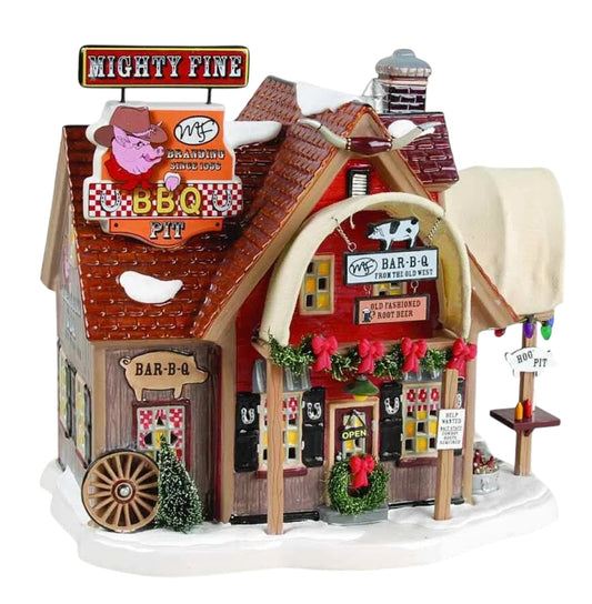 Department 56 - Snow Village - Mighty Fine BBQ