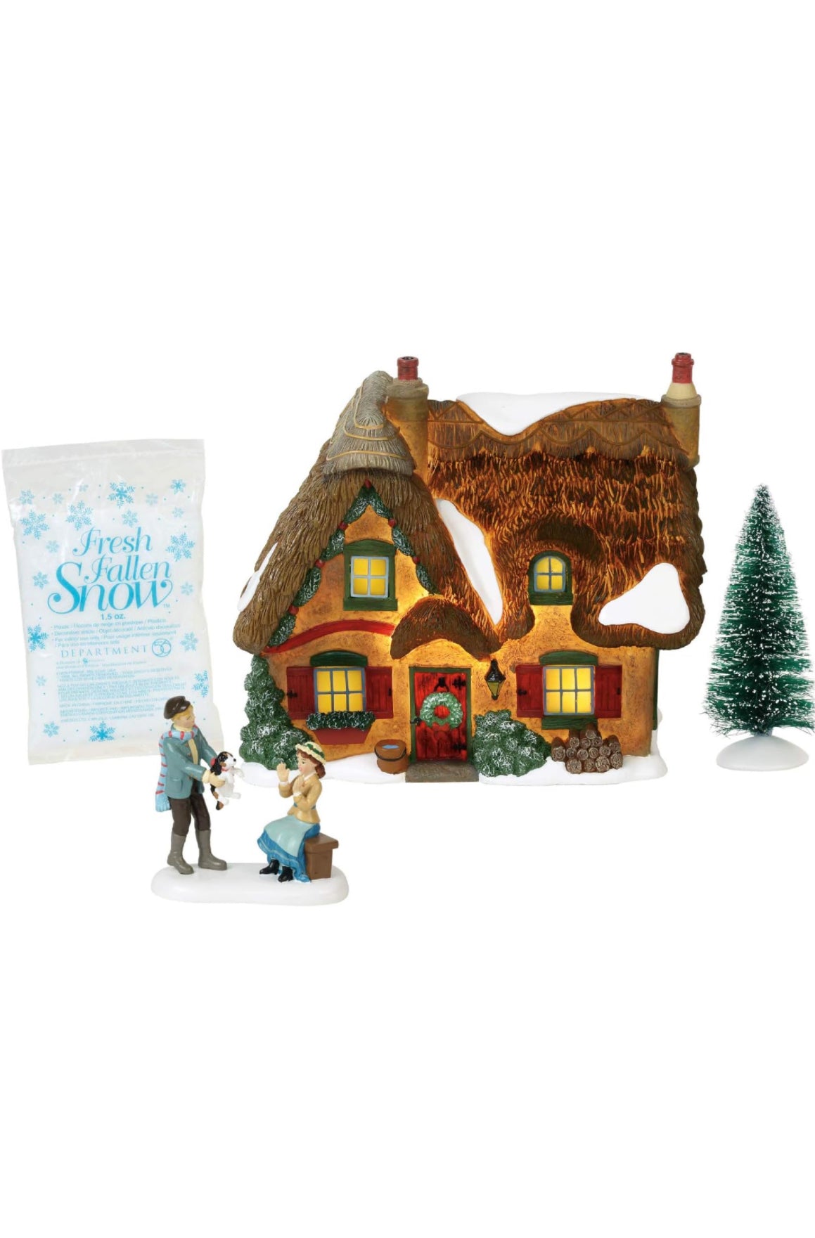 Department 56 - Dickens Village - Brookshire Cottage Box Set