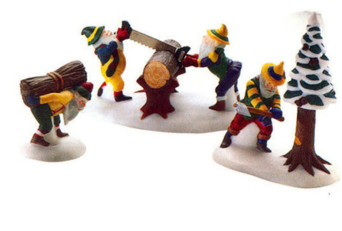 Department 56 - North Pole Village - Woodsmen Elves