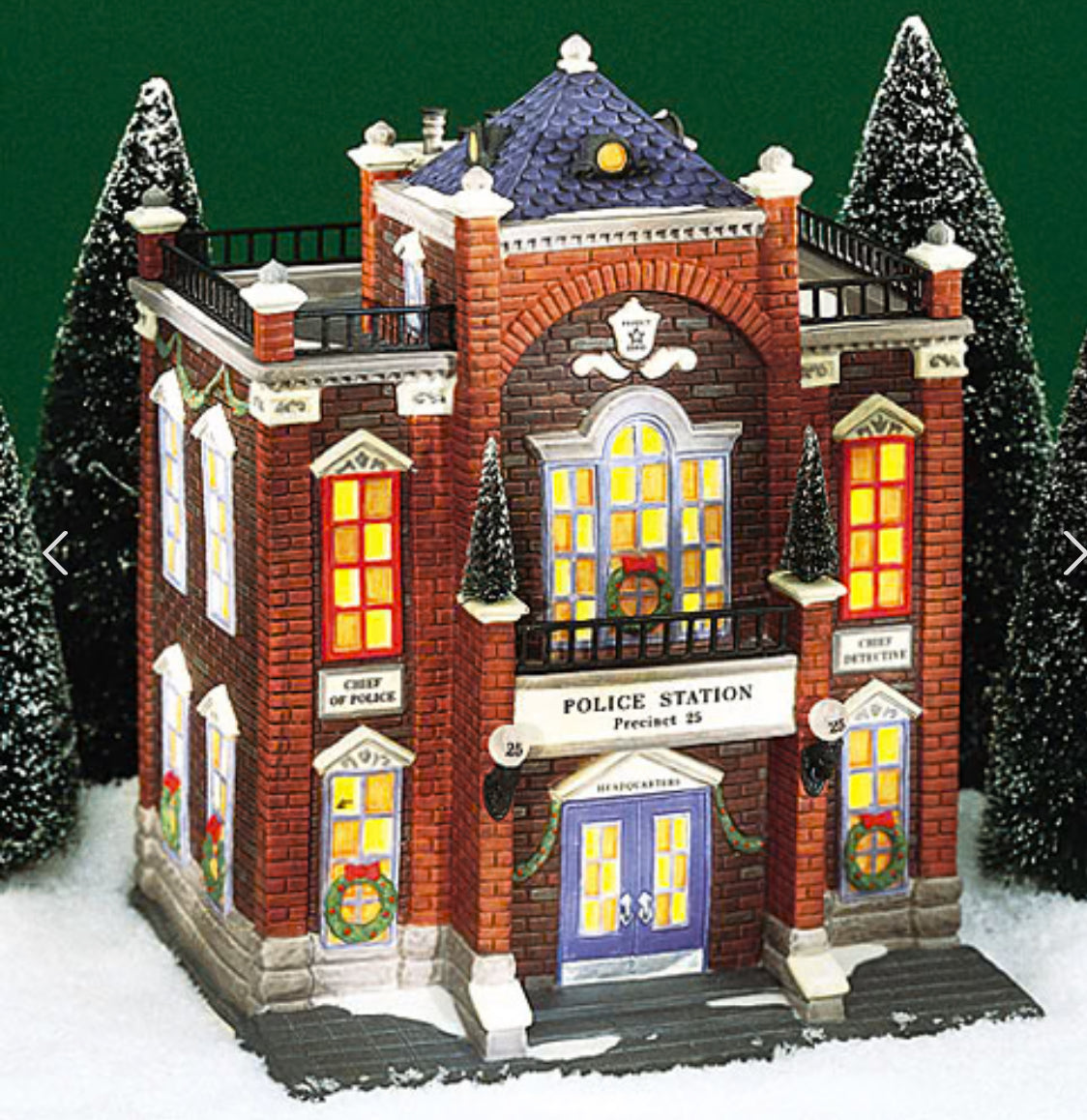 Department 56 - Christmas In The City - Precinct 25 Police Station