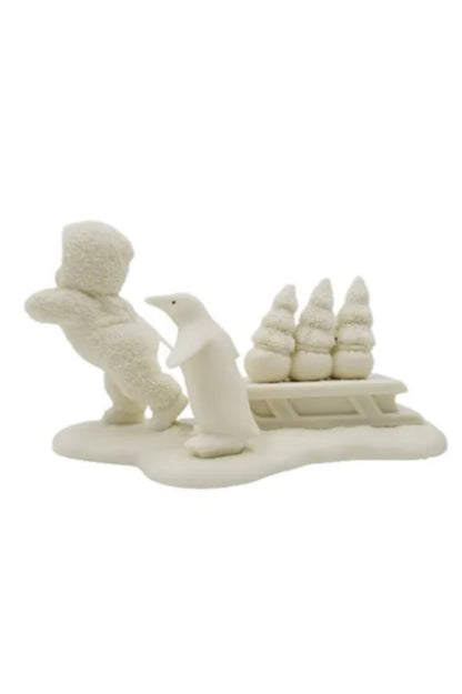 Snowbabies - Bringing Starry Pines - Figurine