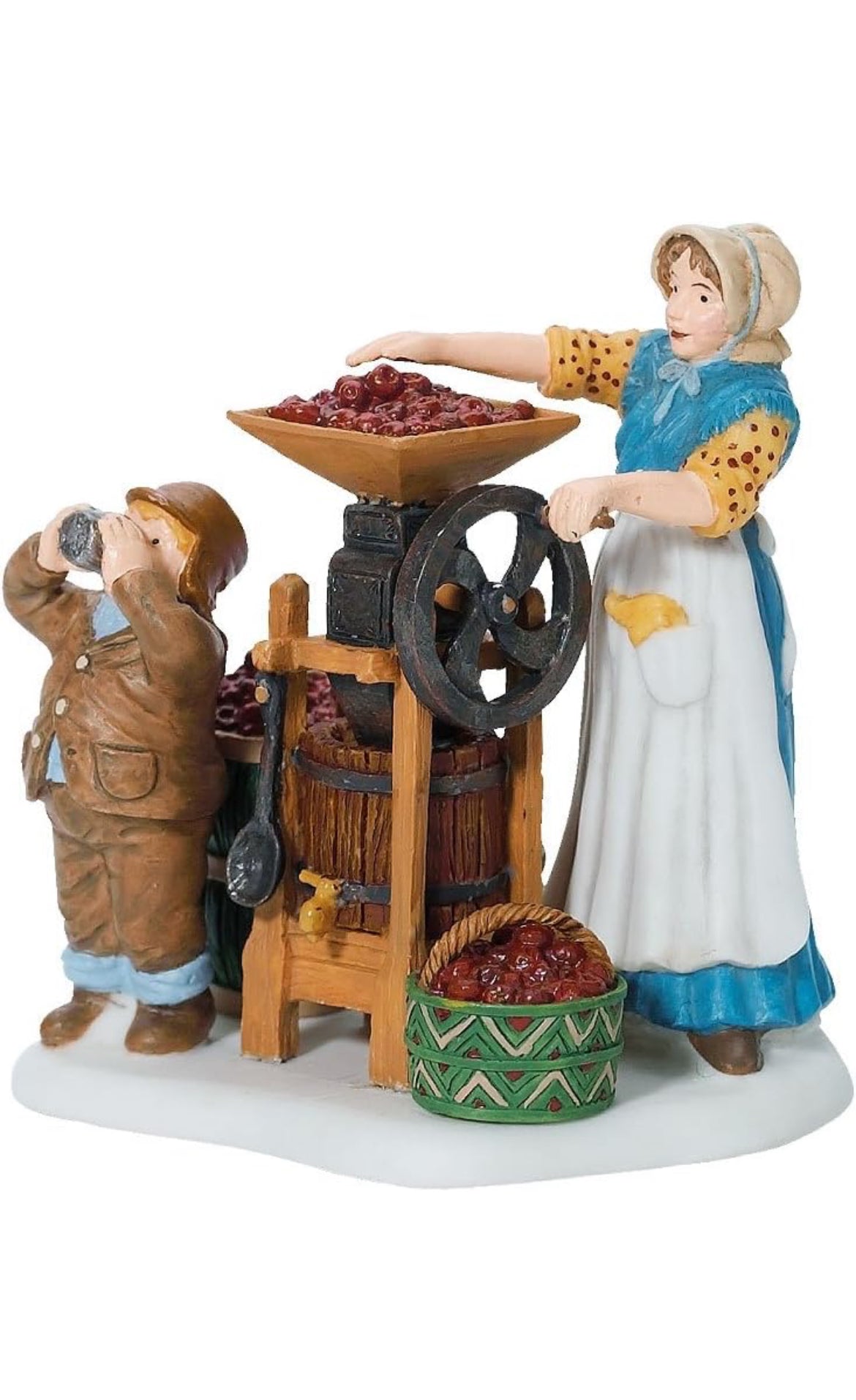 Department 56 - New England Village - Running The Apple Press