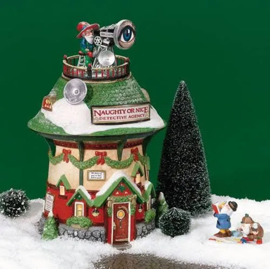 Department 56 - North Pole Village - Naughty or Nice Detective Agency