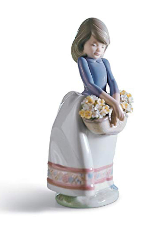 Lladro - May Flowers Porcelain Figurine