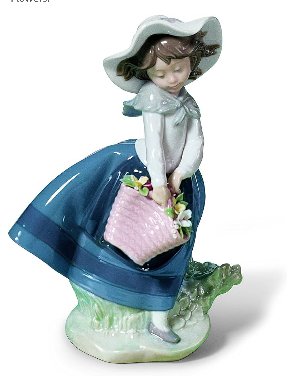 Lladro - Pretty Pickings Porcelain Figurine