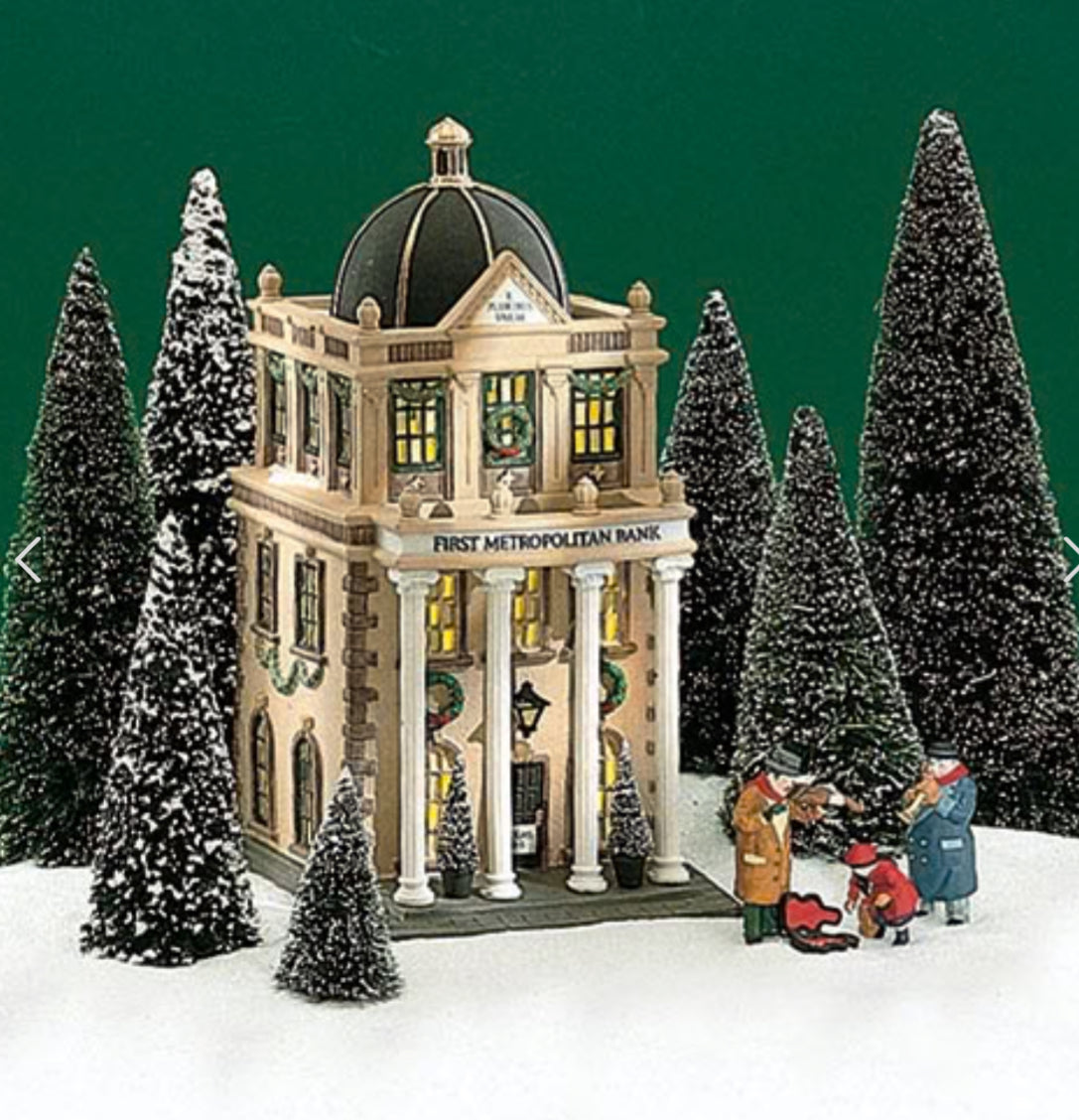 Department 56 - Christmas In The City - First Metropolitan Bank