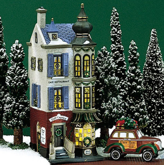 Department 56 - Christmas In The City - Cafe Caprice French restaurant