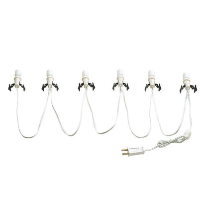 Department 56 - Village Accessories - Six Socket Light Cord with Bulbs