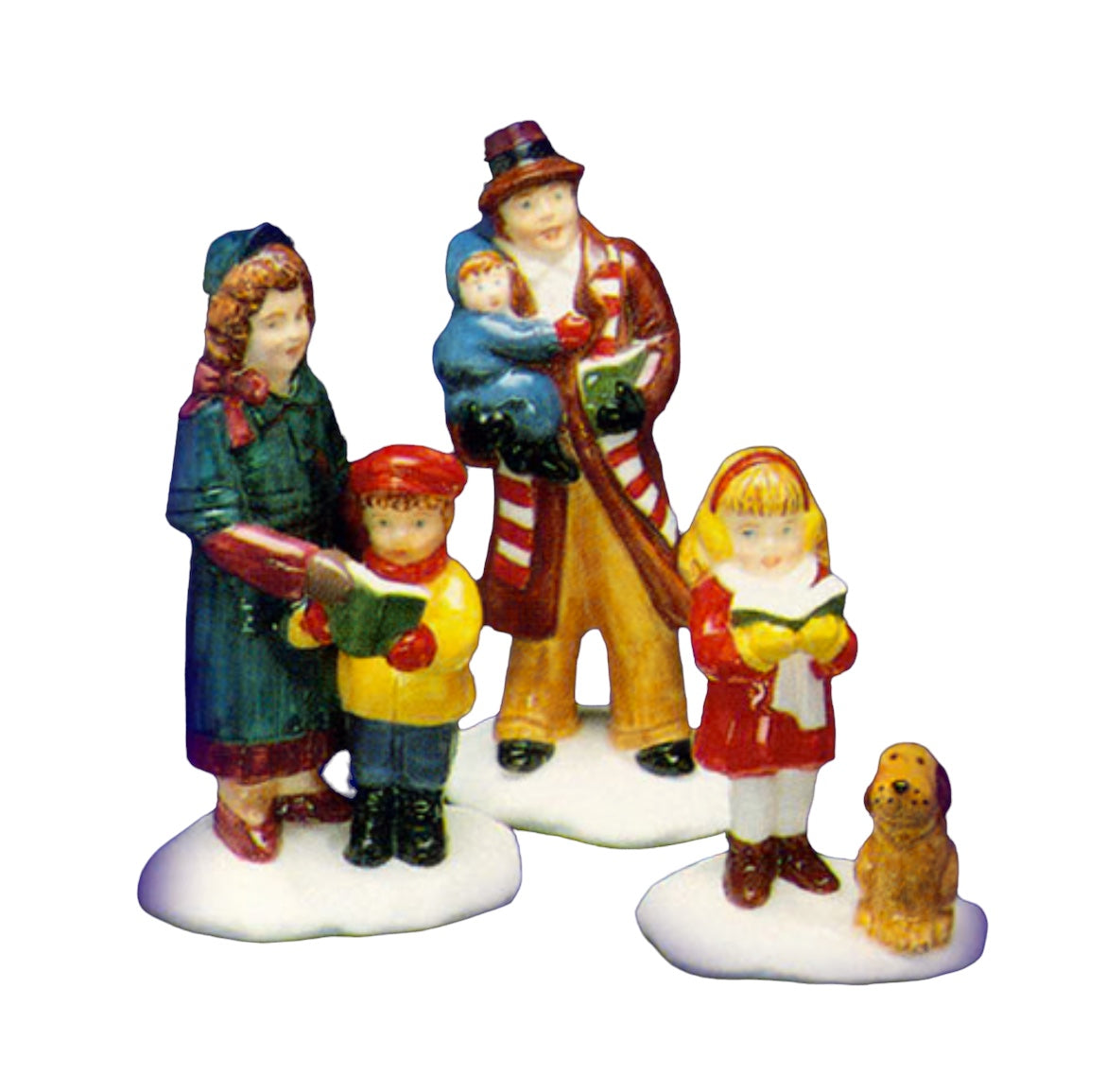 Department 56 - Snow Village - Caroling Family (Set of 3)