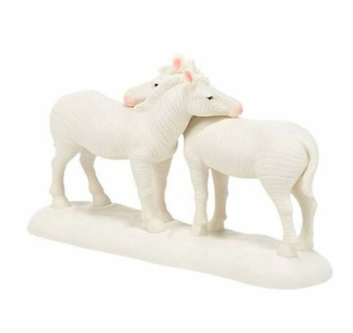 Snowbabies - We Stand Together Zebras Figurine