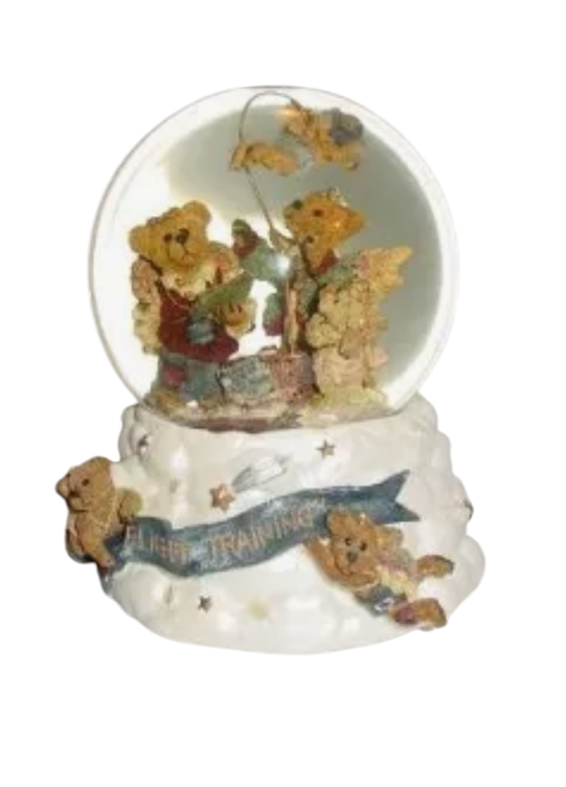 Boyd's Bears - The Flying Lesson...This End Up Musical Water Globe