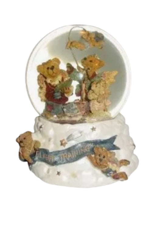 Boyd's Bears - The Flying Lesson...This End Up Musical Water Globe