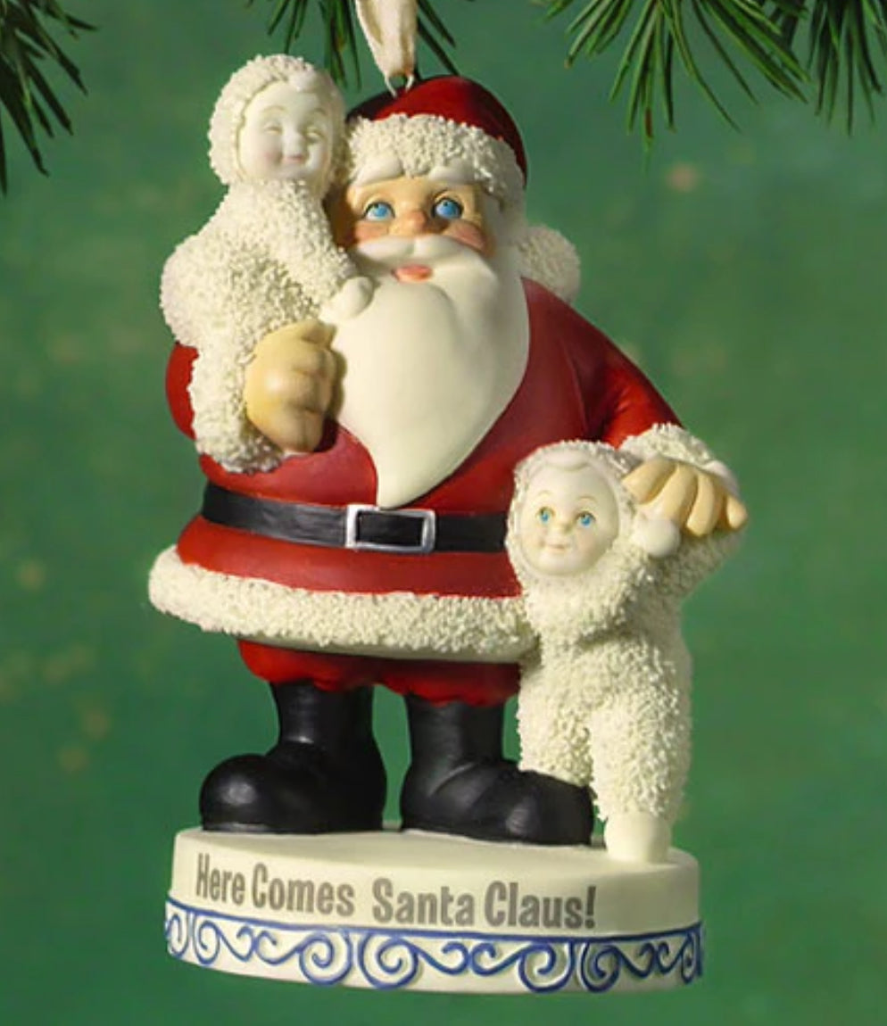 Snowbabies - Here Comes Santa Claus! Ornament