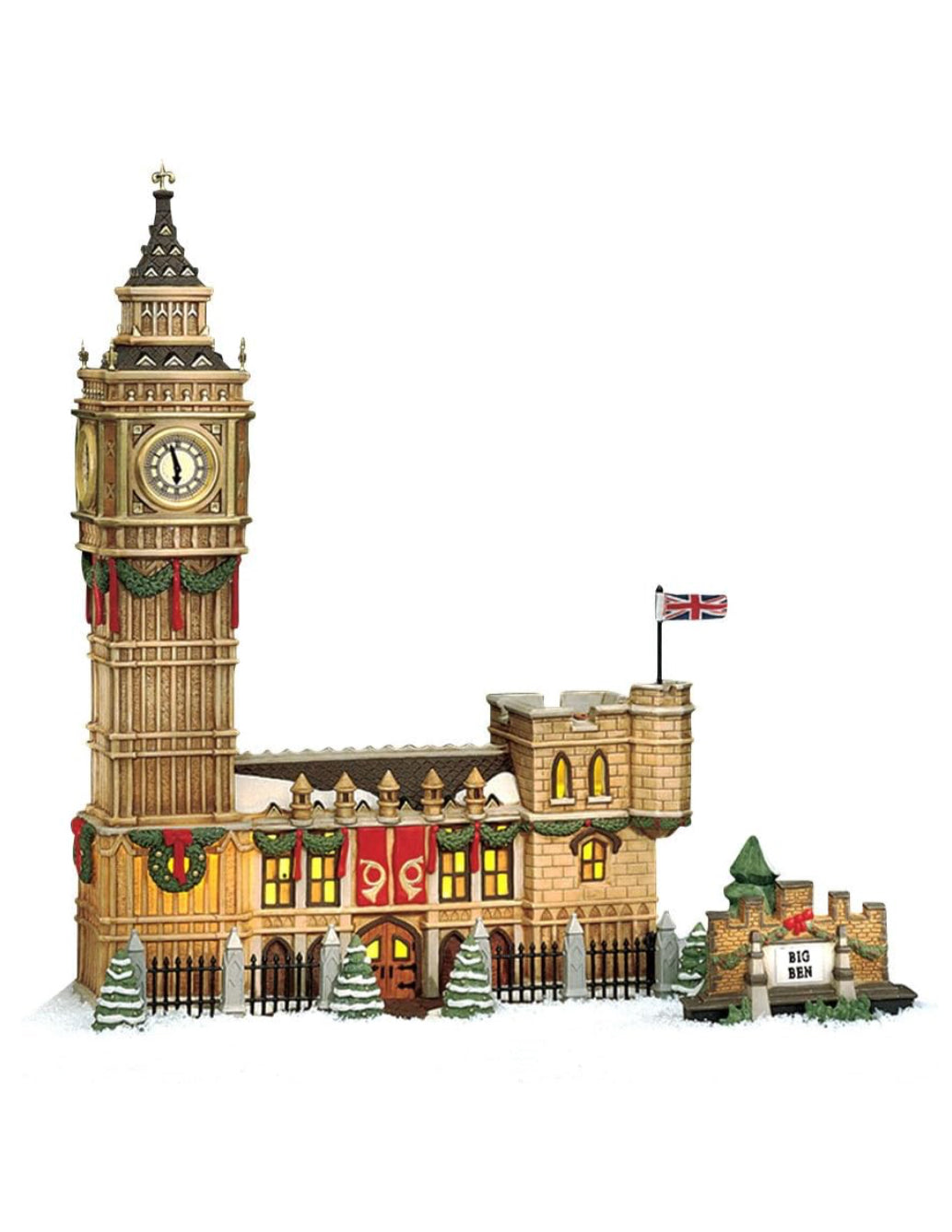 Department 56 - Dickens Village - Big Ben (with working clock - set of 2)