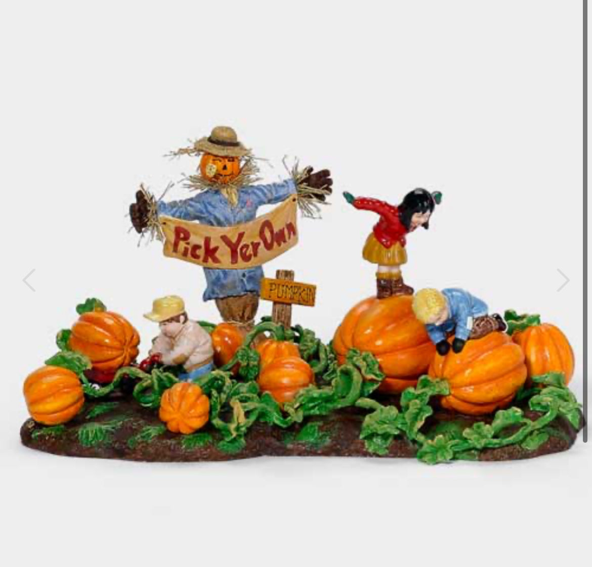 Department 56 -  Snow Village - Halloween - Pick Your Own Pumpkins