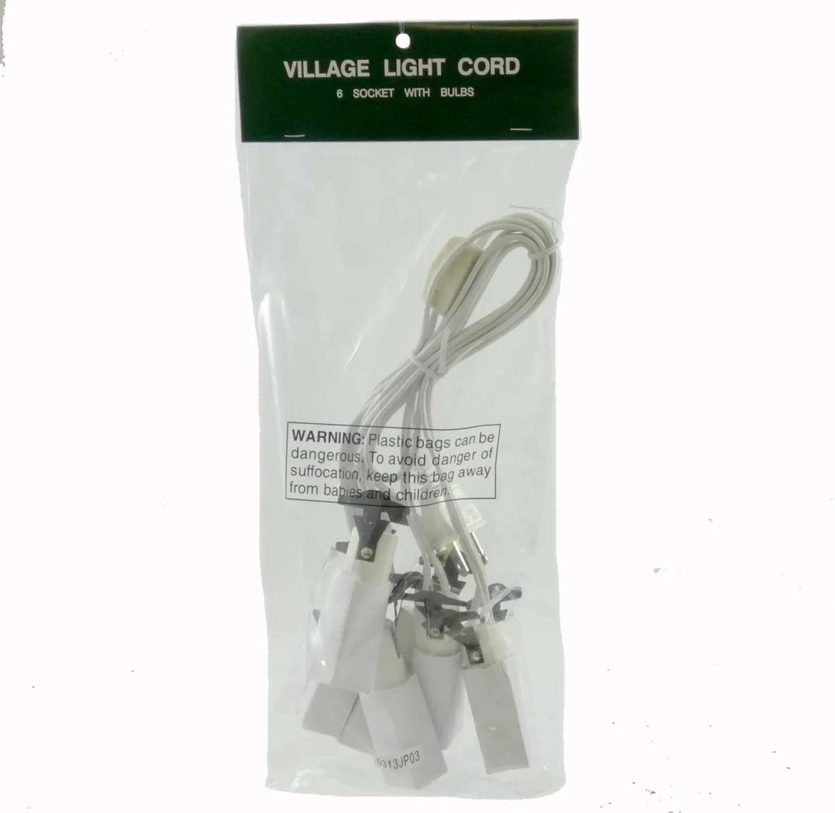 Department 56 - Village Accessories - Six Socket Light Cord with Bulbs