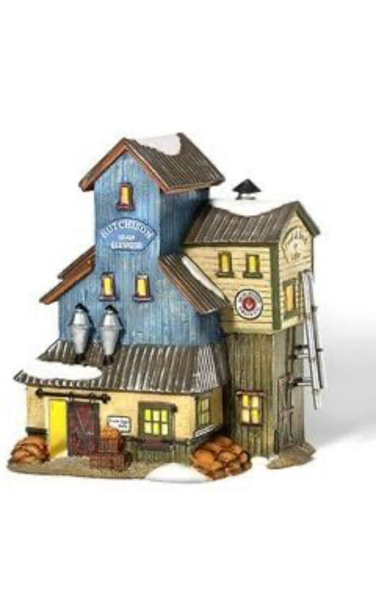 Department 56 - New England Village - Hutchison Grain Elevator