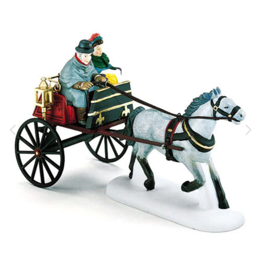 Department 56 - Dickens Village - Red Christmas Sulky