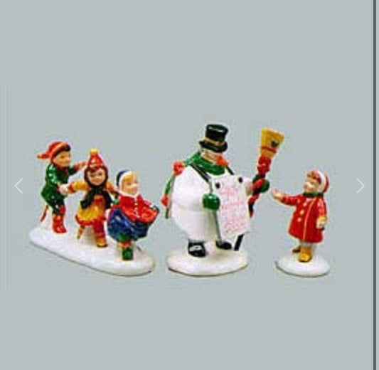 Department 56 -  Snow Village - He Led Them Down The Streets Of Town