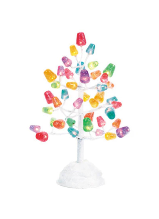 Department 56. - Village Accessories - Gumdrop Tree 9" with Lights