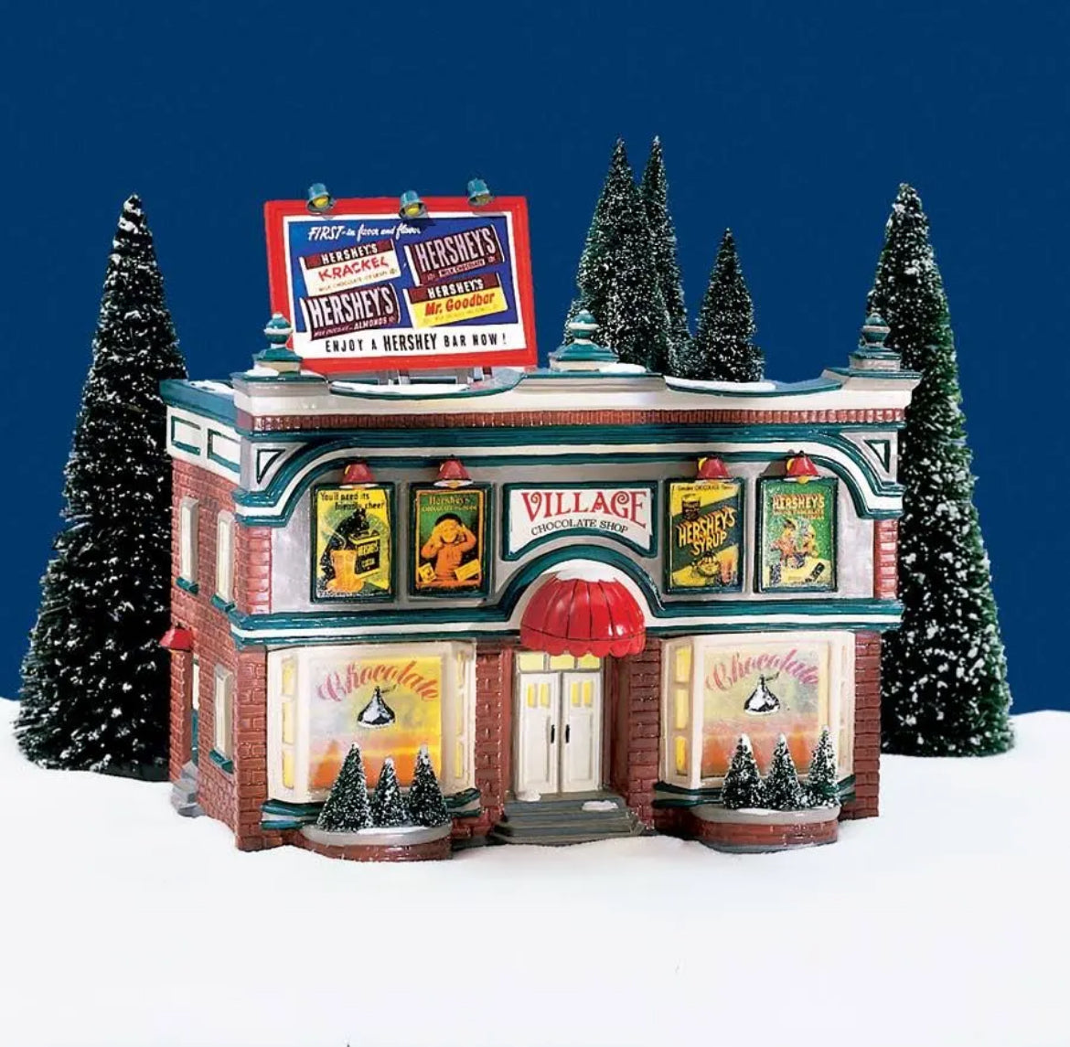 Department 56 - Snow Village - Hershey's Chocolate Shop