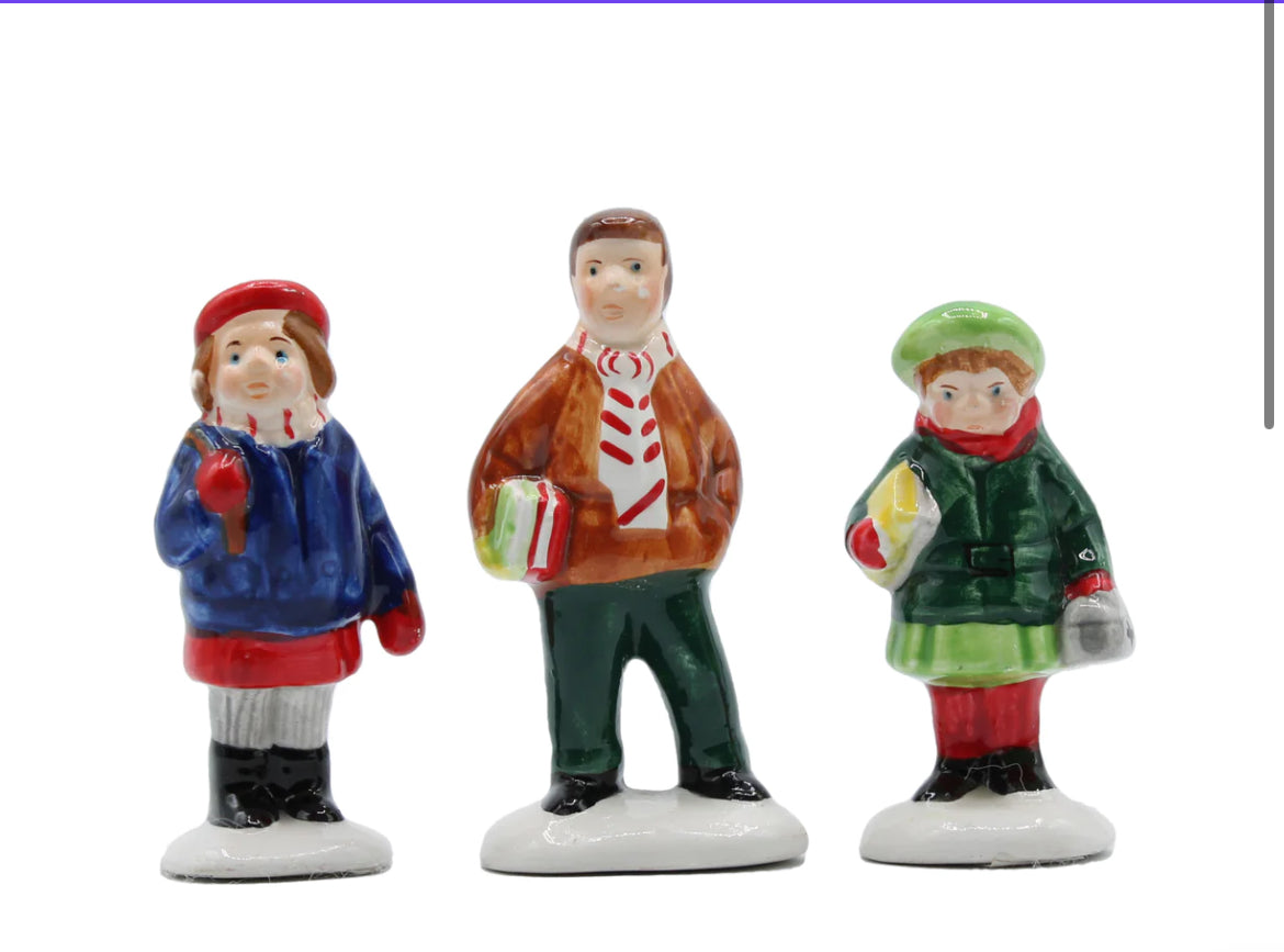 Department 56 - Snow Village - School Children (Set of 3)