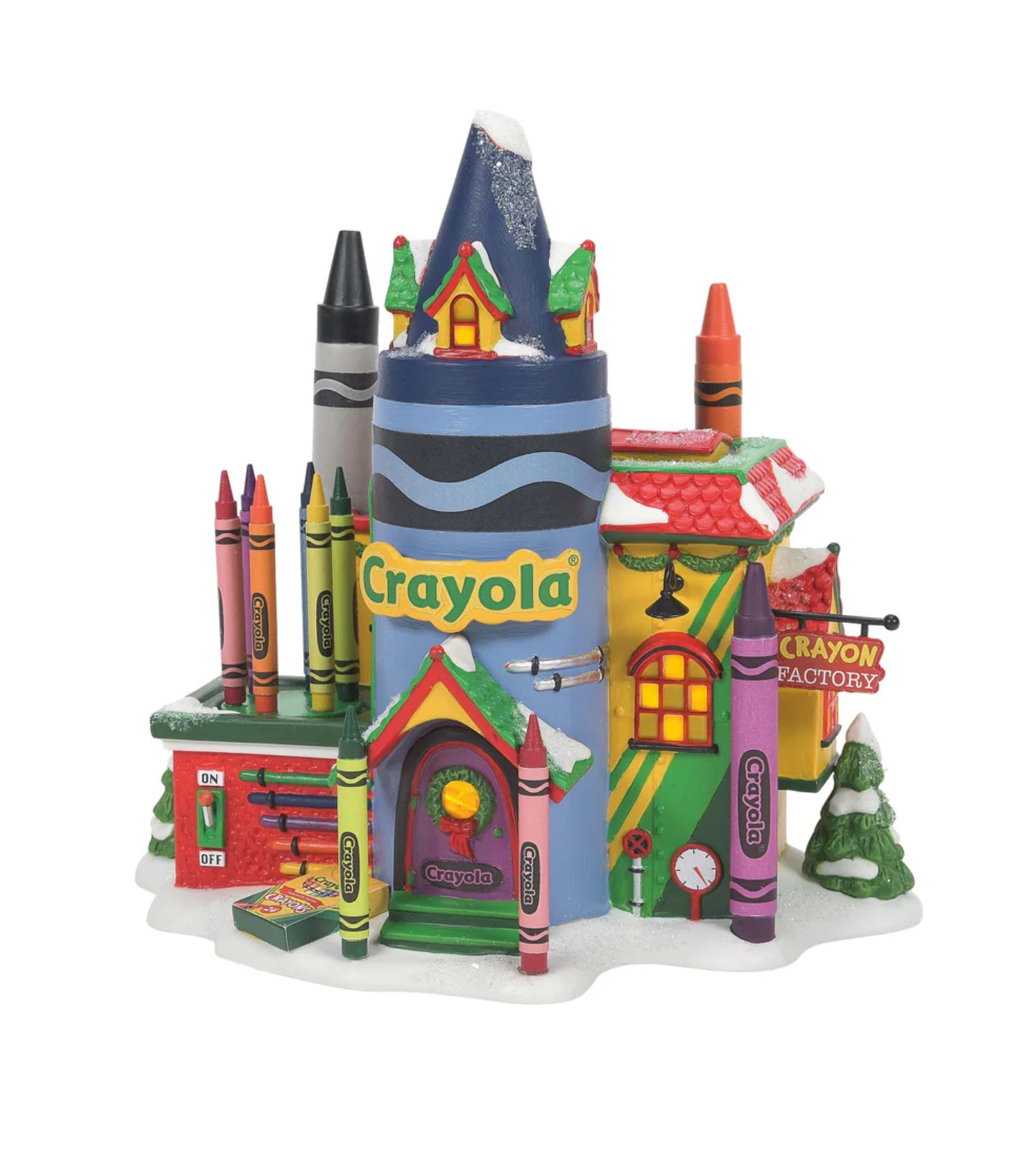 Department 56 - North Pole Village - Crayola Crayon Factory