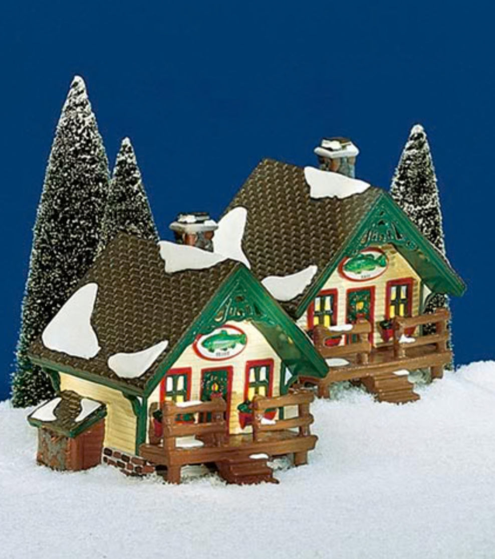 Department 56 - Snow Village - Fisherman's Nook Cabins