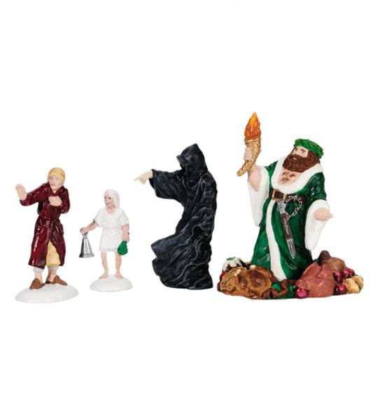 Department 56 - Dickens Village - A Christmas Carol Visit (Set of 4)