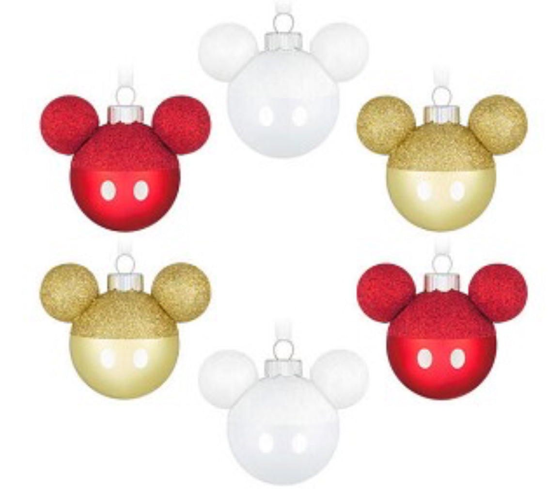 Hallmark 2024 Keepsake Ornament - Mickey Mouse Ornament Set of 6