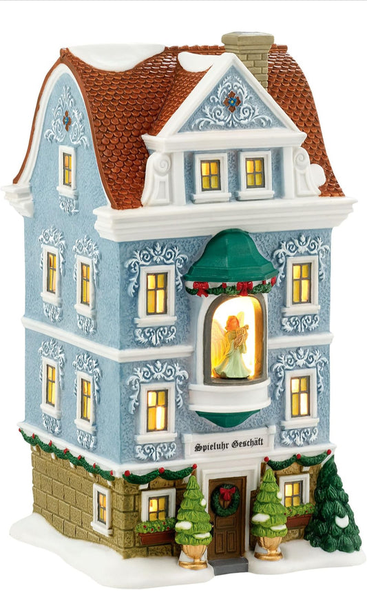 Department 56 - Alpine Village - Music Box Shop Spieluhr Geschaft